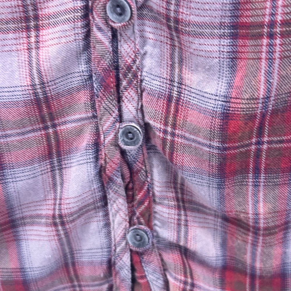 Carbon 2 Cobalt Button Up Top Gray XS - Picture 4 of 14